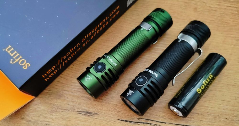 Latarka Sofirn SC18 + ogniwo