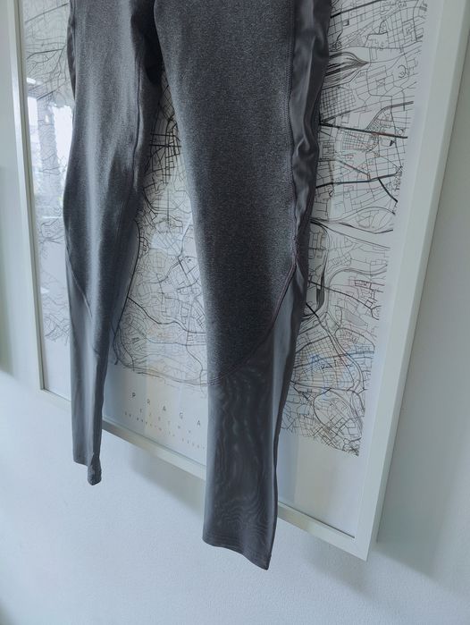 Kari Traa leginsy sportowe z siatką szare S