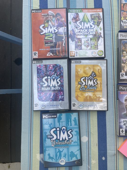 5 jogos SIMS para PC CD-ROM