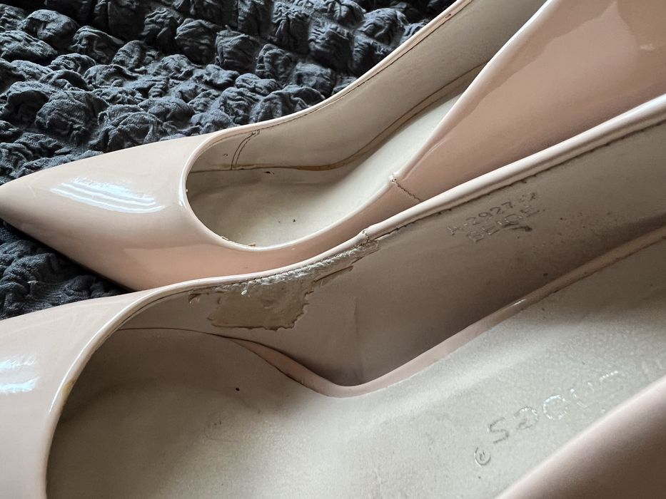 Туфлі лодочки пудрові