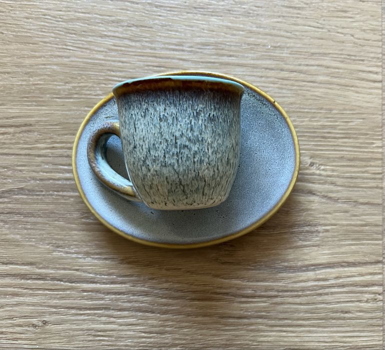 Conjunto de 2 chavenas de cafe tons de azul