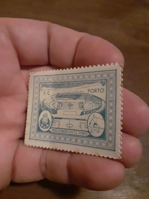 Vinheta anos 40 Estádio das Antas angariação de fundos raro