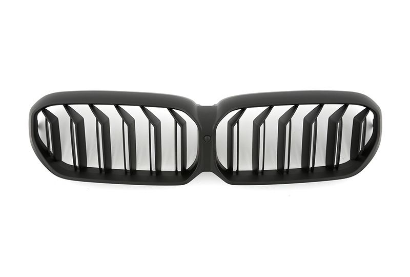 GRELHA DIANTEIRA LAMA DUPLA PRETO FOSCO PARA BMW SERIE 5 G30/G31 2020--