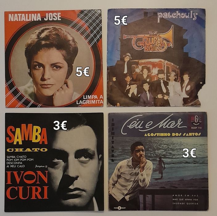 7Discos vinil peq 3€