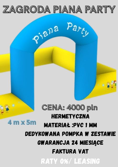 Zagroda Dmuchaniec Piana Party