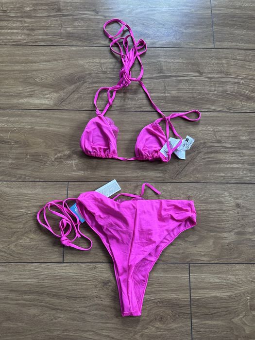 Kostium kąpielowy bikini Tezenis róż nowy lato