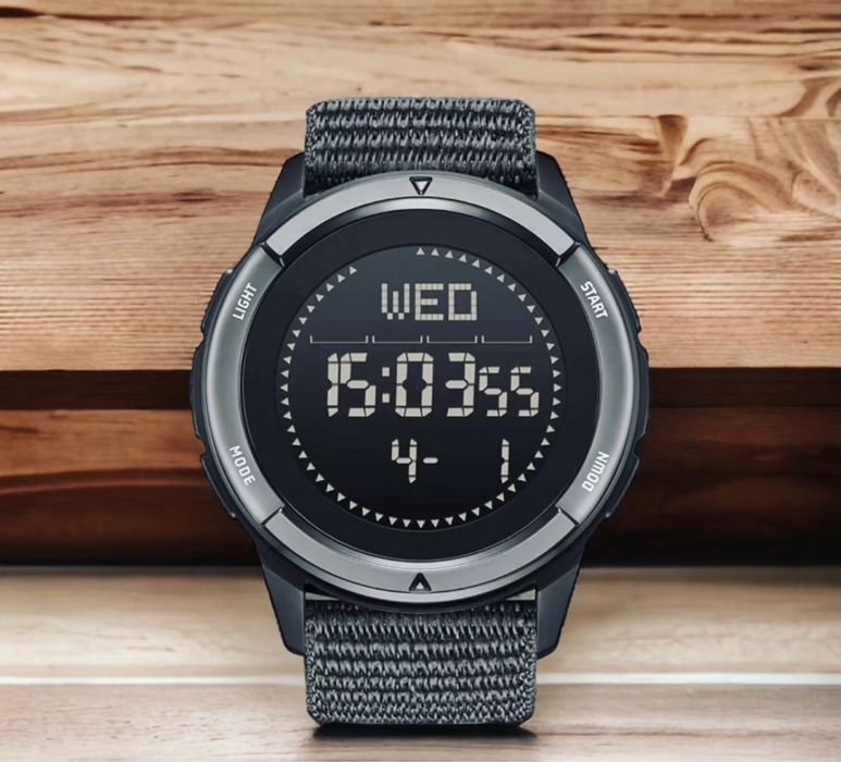 Тактичний годинник North Edge Alps Black з компасом!