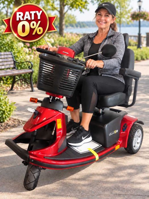 RATY 0% Skuter inwalidzki elektryczny PRIDE SPORT cyfrowy wyświetlacz