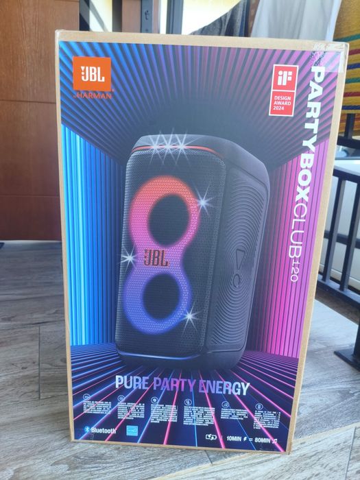 Głośnik JBL PartyBox club 120,nowy, gwarancja