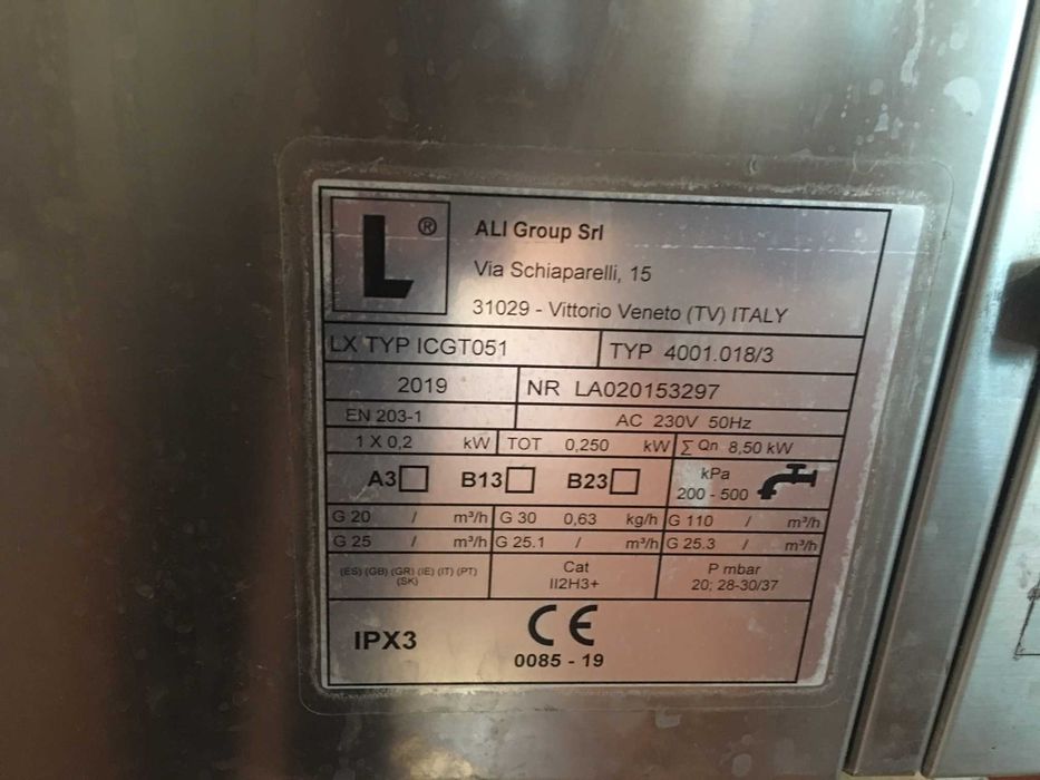 FORNO MISTO A GÁS VAPOR DIRETO Novo valor ja inclui iva ICGT051 TOUCH