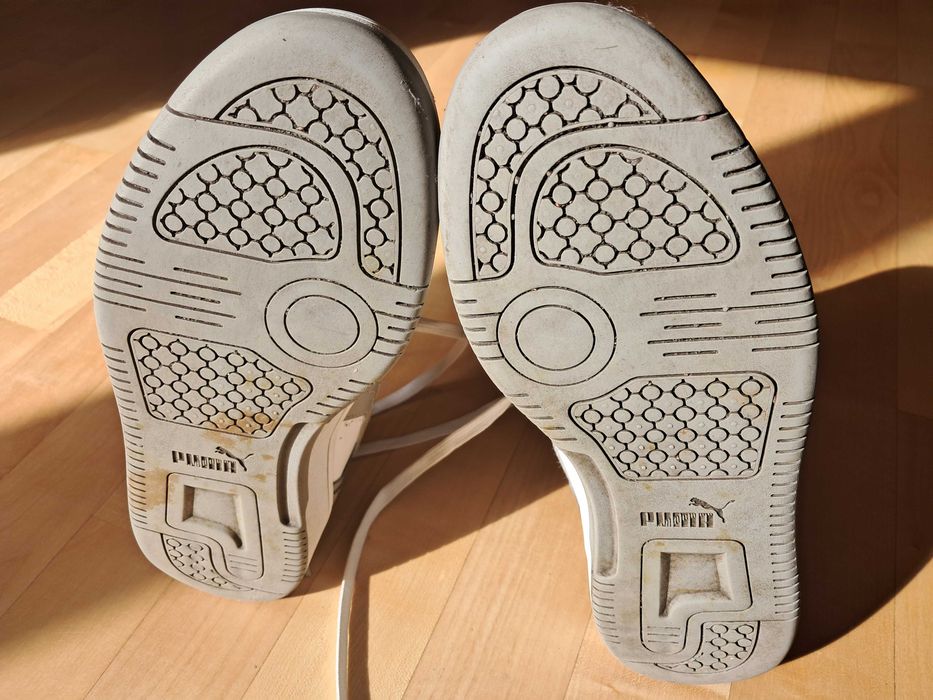 Buty PUMA REBOUND LOW biało-szare rozmiar 44