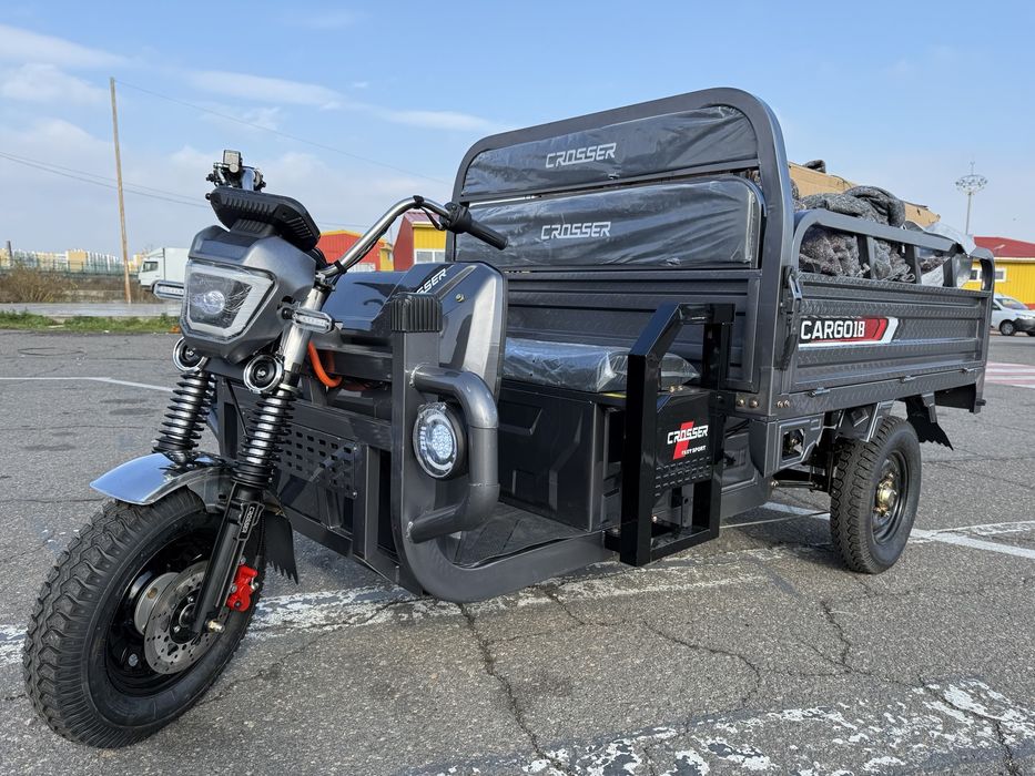 Електротрицикл вантажний Crosser CARGO 18 муравей трицикл Одеса