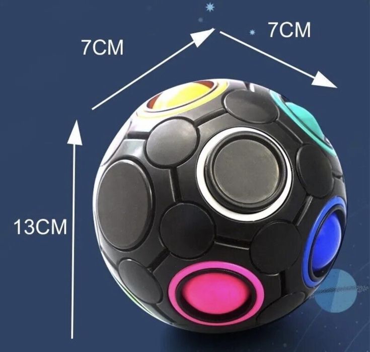 Magic Rainbow Ball – Puzzle Fidget Anti-Stress