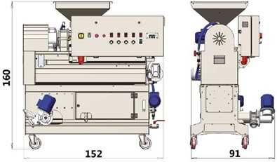 Lagar de azeite compacto Oliomio Gold
