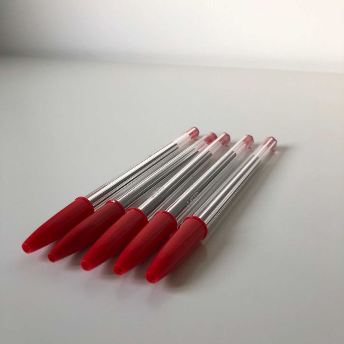 Canetas BIC vermelhas (novas)