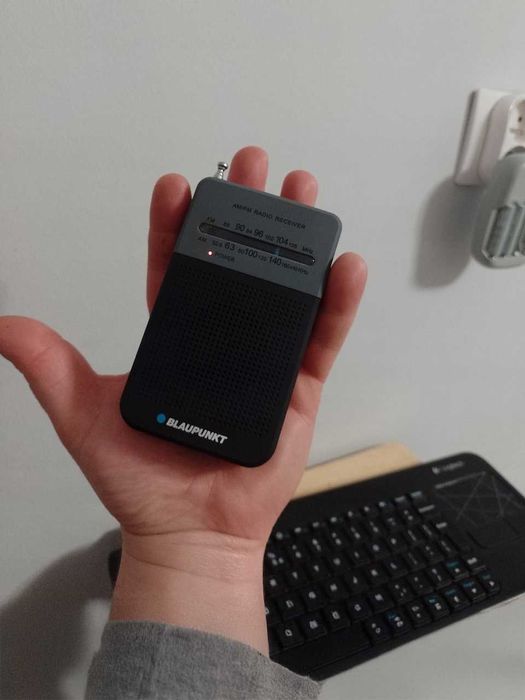 Radio przenośne kieszonkowe FM/AM z klipsem i słuchawkami Blaupunkt