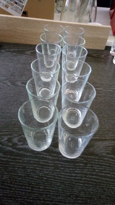 Copos Lisos 12 unidades.....