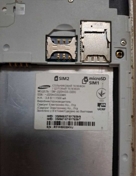 Телефони Samsung Galaxy J5 J500, 2шт. J2 320, G360 на запч. чи відновл
