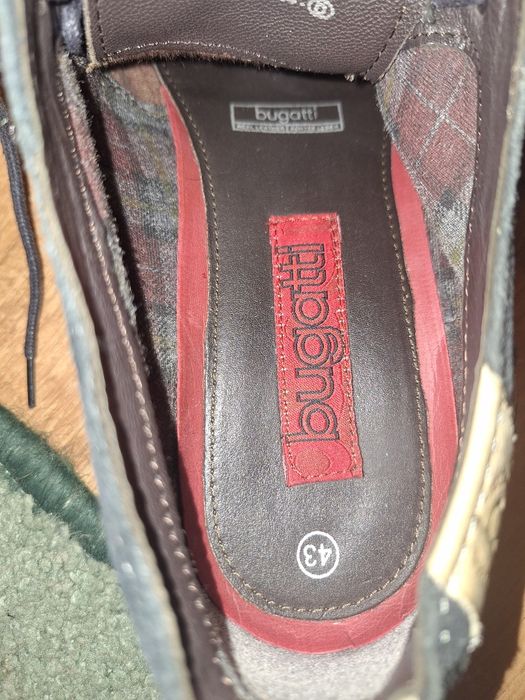Bugatti buty męskie zamszowe 43