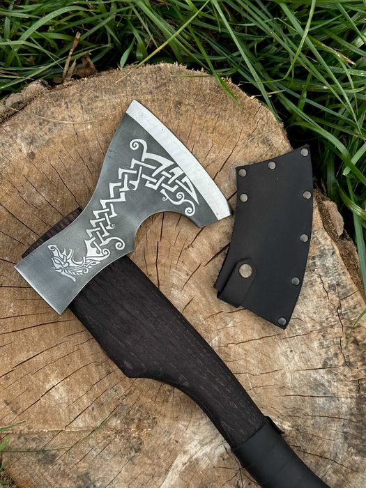 Сокира ручної роботи Вікінг TR28/1 з чохлом Подарочный топор