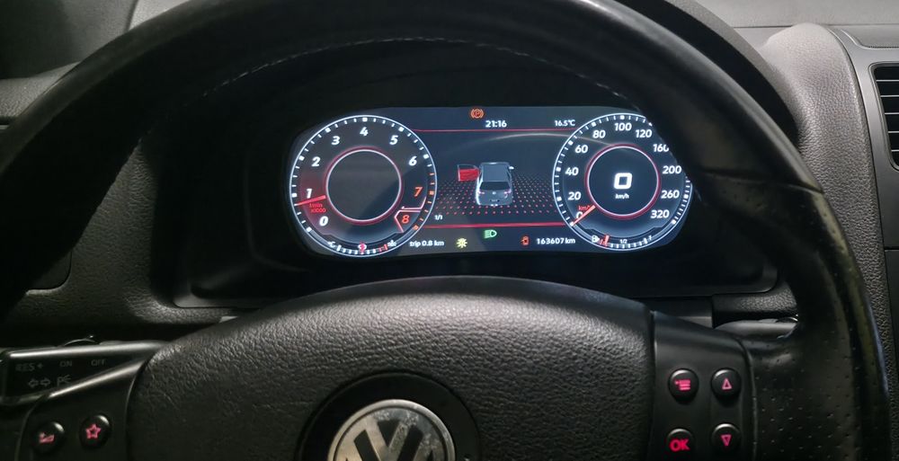 Quadrante digital vw audi seat 
Instalação em varios modelos.
Está montado em golf 5 gti