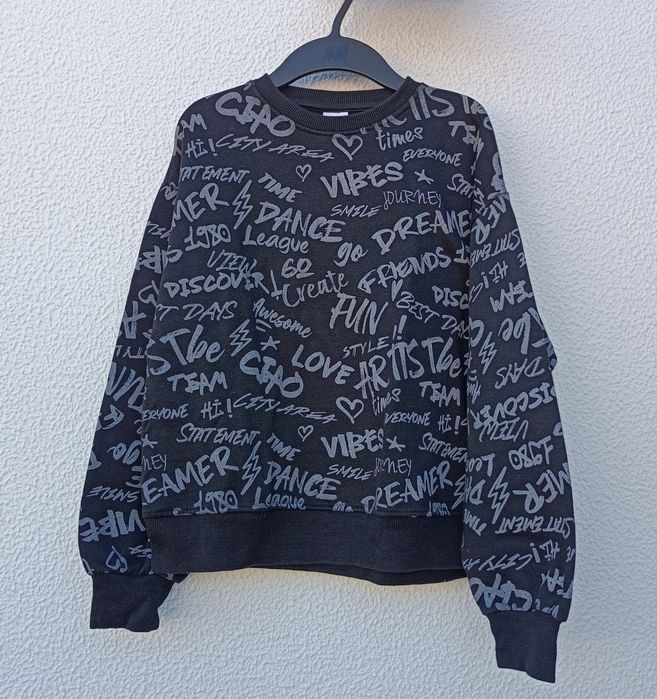 Hoodie graffiti Zara