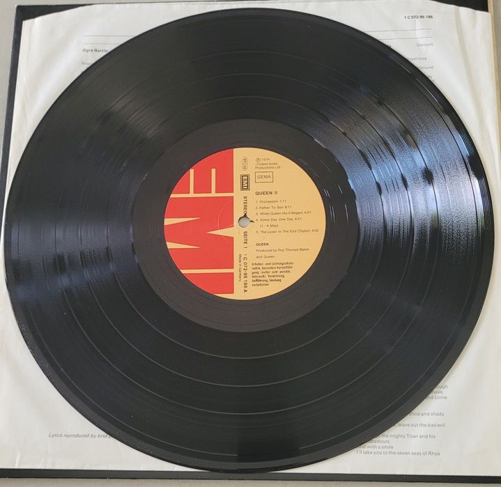 Queen - Queen II  LP 1977 Ger. EX!