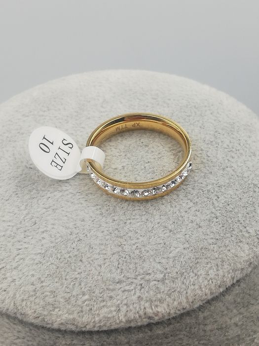 Pierścionek stal chirurgiczna Xuping 5 mm rozmiar 10