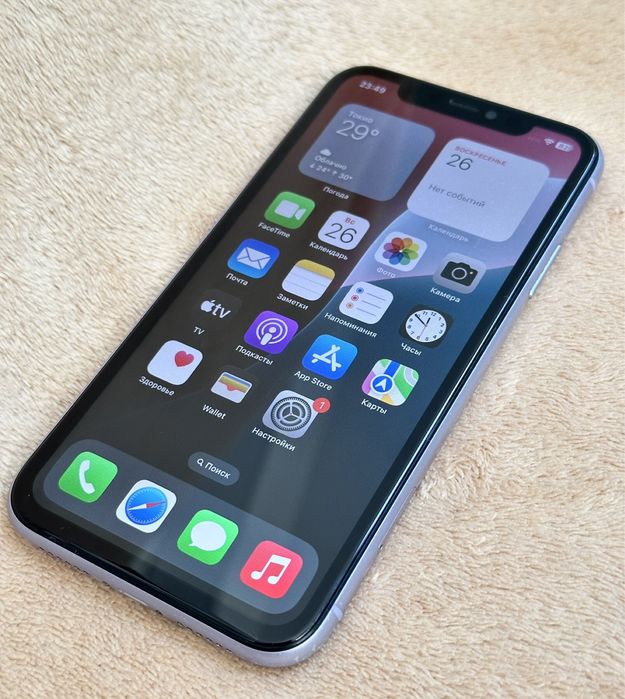 iPhone 11 64gb black, батарея 74%