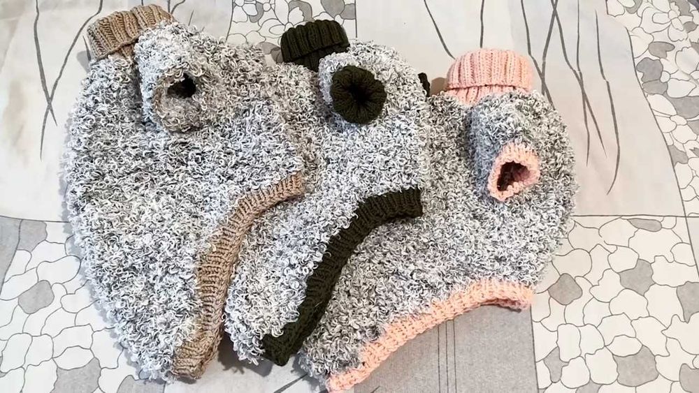 Мягкая Кучерявая Шубка Средняя порода ОГ.50-60см., 52-62см., 56-66см