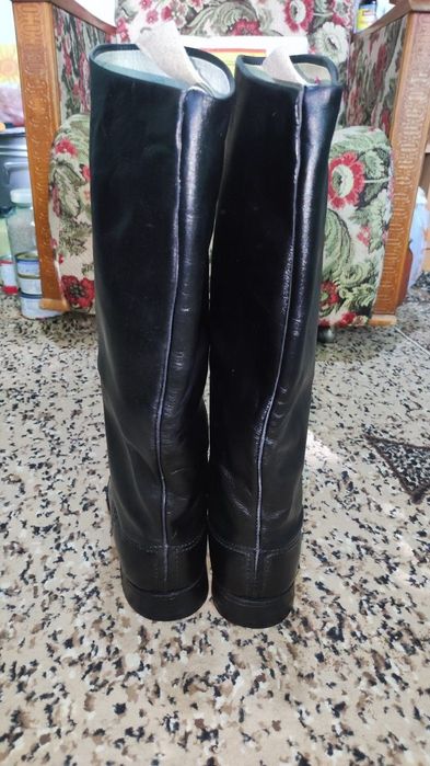 Сапоги  хромовые 42р новые