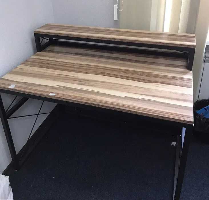 Стол офисный/компьютерный/письменный трансформер лофт ДСП "Egger" орех