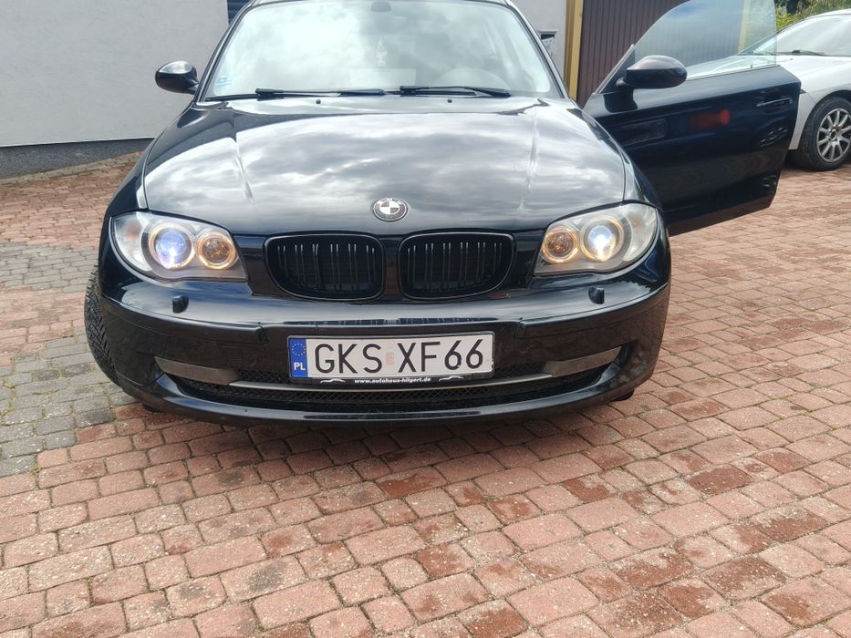 BMW e87 caly kpl przód lampy zderzak człowka ksenon
