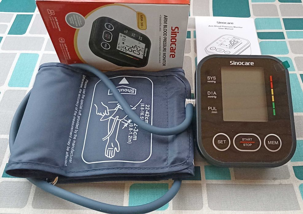 Тонометр Sinocare ARM-30E+ автоматичний з манжетою
