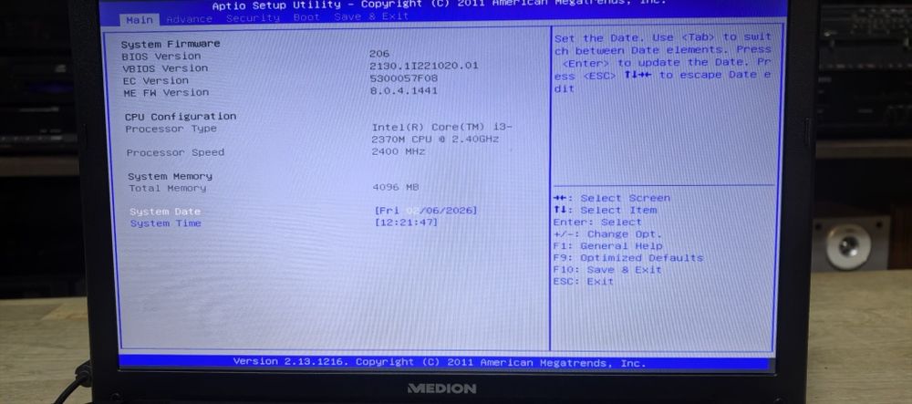 Ноутбуки Dell Vostro 3460/i7-3612QM/Ram 4Gb DDR3 /HDD no/Toshiba Satel