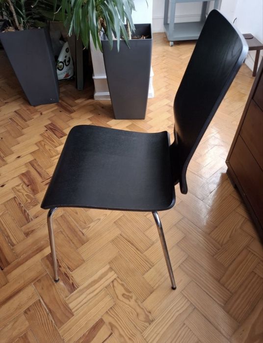 Mesa de jantar e 6 cadeiras em wenge