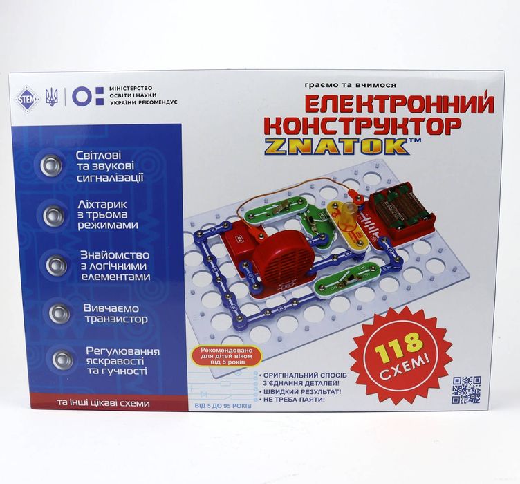 Електронний конструктор Знаток 118 схем