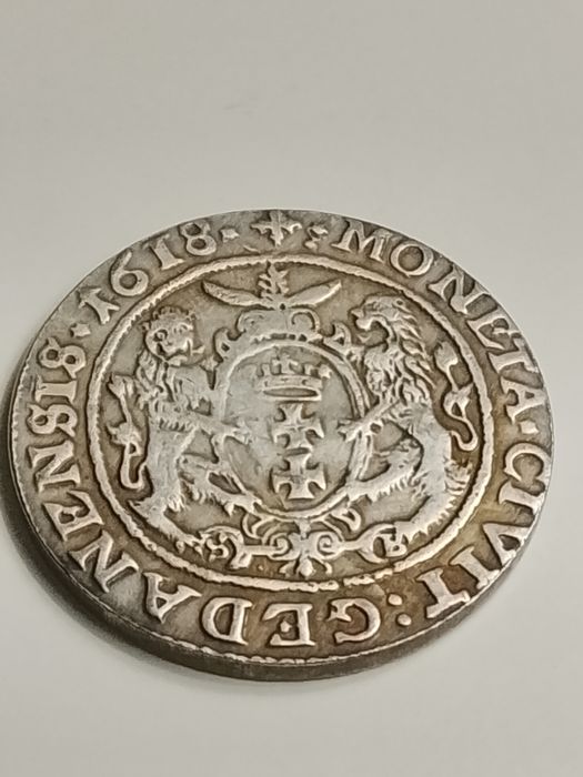 Ort Gdańsk 1618 talar kopia