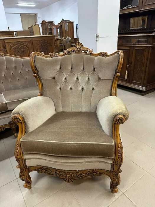 Zestaw, komplet wypoczynkowy w stylu ludwikowskim. Transport cały kraj