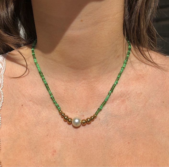 Colar/ bijuteria feita a mao aco inoxidavel