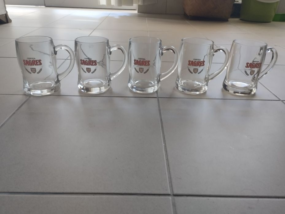 Canecas de cerveja antigas Lowenbrau 0,50cl