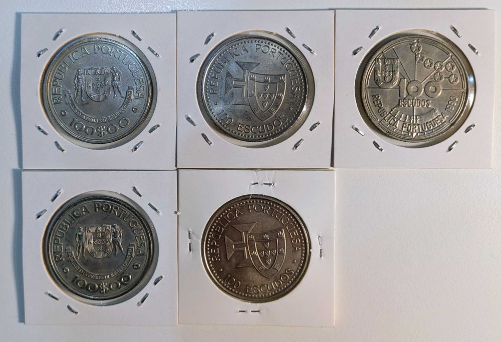Moedas 100 escudos- 2ª Série Descobrimentos
