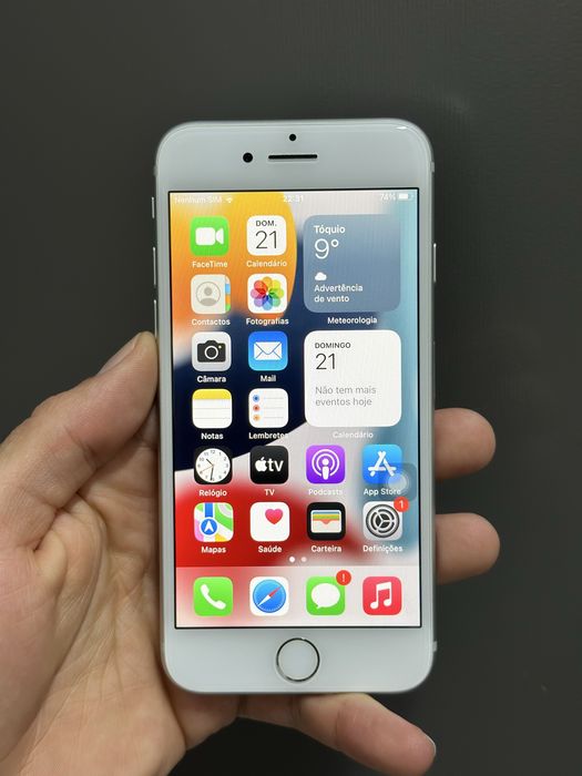 iPhone 7 Prateado 32GB - Estado Impecável (Bateria 92%) - Desbloqueado