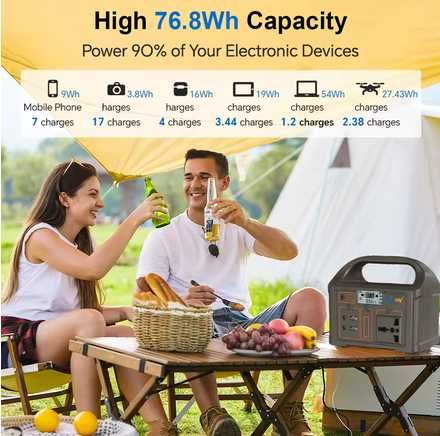 Przenośna stacja zasilania 100W 24000mAh