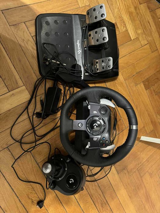 Kierownica Logitech g920 + shifter + hydro