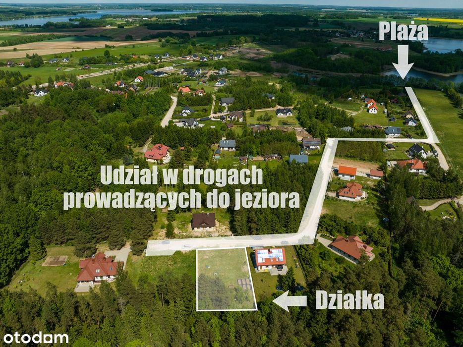Mazury | Działka budowlana 1014 m² | Mrozy Wielkie k. Ełku | MPZP - Widok 3