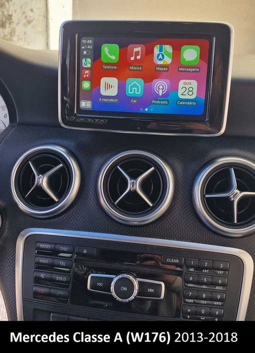 BOX Módulo Apple Carplay • Android • Mercedes Classe A B C E CLA GLA