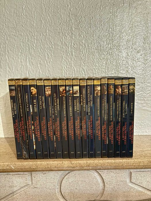 A guerra a cores, a segunda guerra mundial em DVD