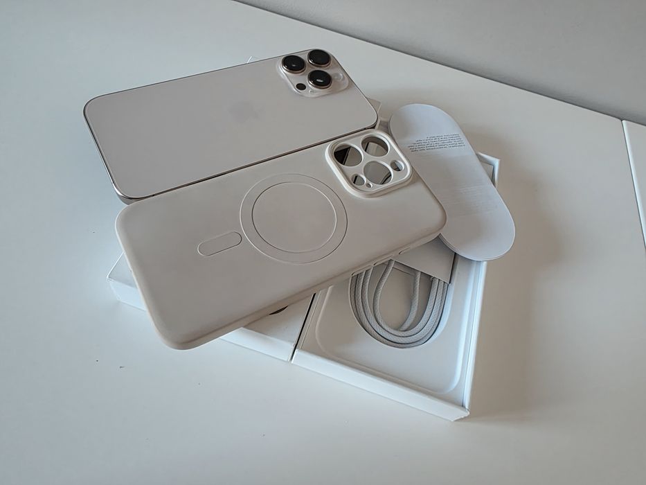 iPhone 16 Pro Max 256 Desert Titanium 100 kondycja