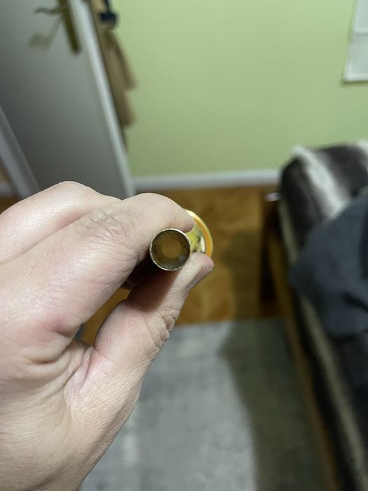 Bocal griego  1.25 dourado  para trombone baixo